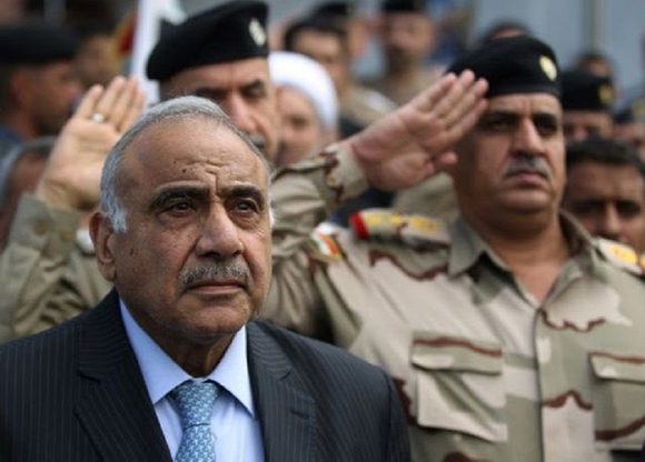 El primer ministro Abdel Abdel Mahdi presentó su renuncia el pasado viernes, la cual fue aceptada este domingo por el Parlamento. Foto: AFP.