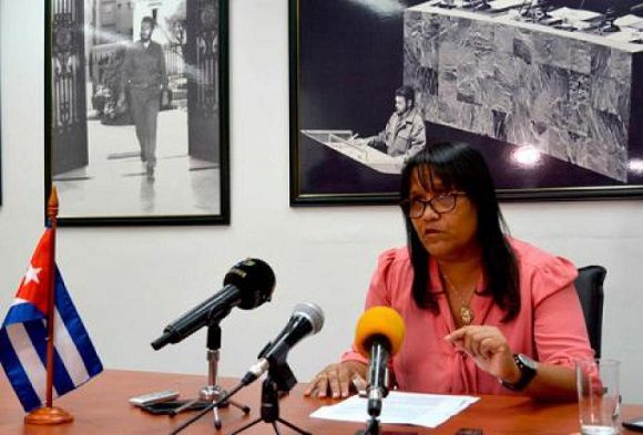 Anayansi Rodríguez Camejo, viceministra de Relaciones Exteriores de Cuba. Foto:Sitio Cubaminrex.