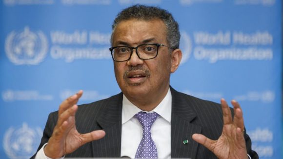 El director general de la OMS, Tedros Adhanom Ghebreyesus