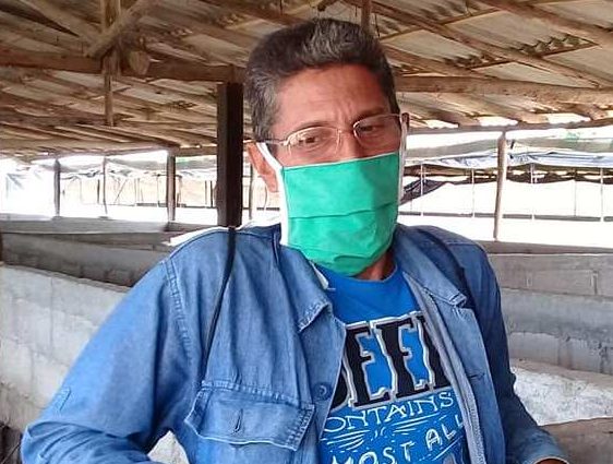 Productor Adolfo Bello Sánchez Asociado de la CCS Frank País García entregará 31 t de carne a la industria//Foto Rafael González Castro