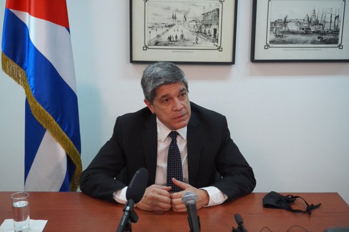 Carlos Fernández de Cossío, director general para Estados Unidos del Ministerio de Relaciones Exteriores. Foto: Twitter