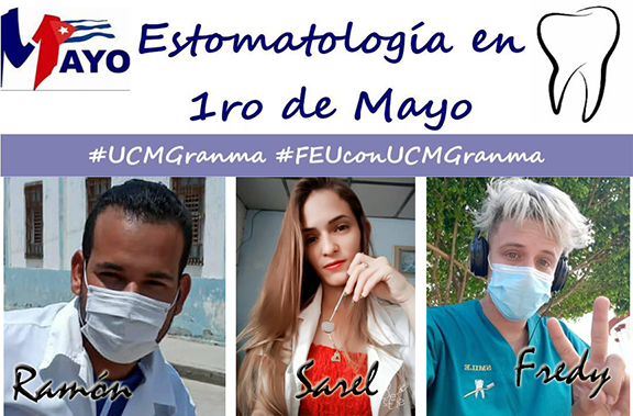 Estudiantes de la carrera Estomatología en la Universidad de Ciencias Médicas de Granma