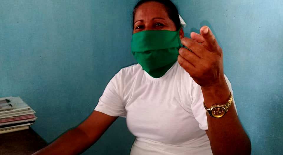Licenciada en enfermería Aracelis Figueredo Gutiérrez //Foto Mario Martínez Tamayo