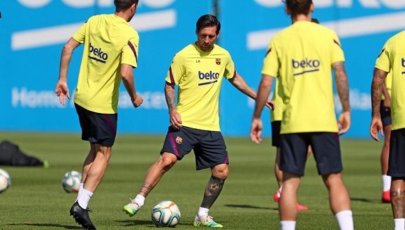 Messi no se ejercita con el resto de sus compañeros desde el pasado martes. Foto: Miguel Ruiz / FCB