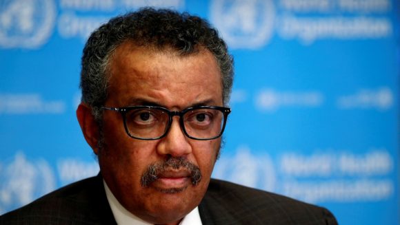 El jefe de la OMS, Tedros Ghebreyesus. Foto: Denis Balibouse / Reuters.