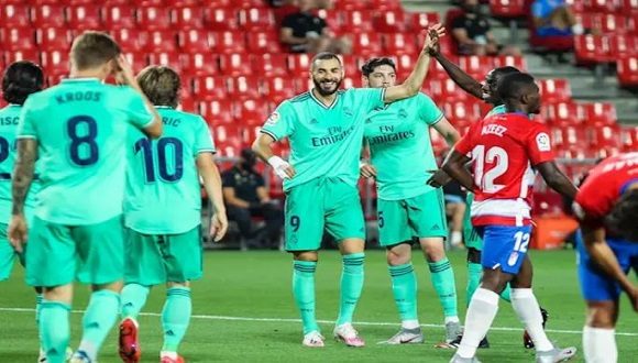 Real Madrid vence 2-1 al Granada. Foto: Reuters.