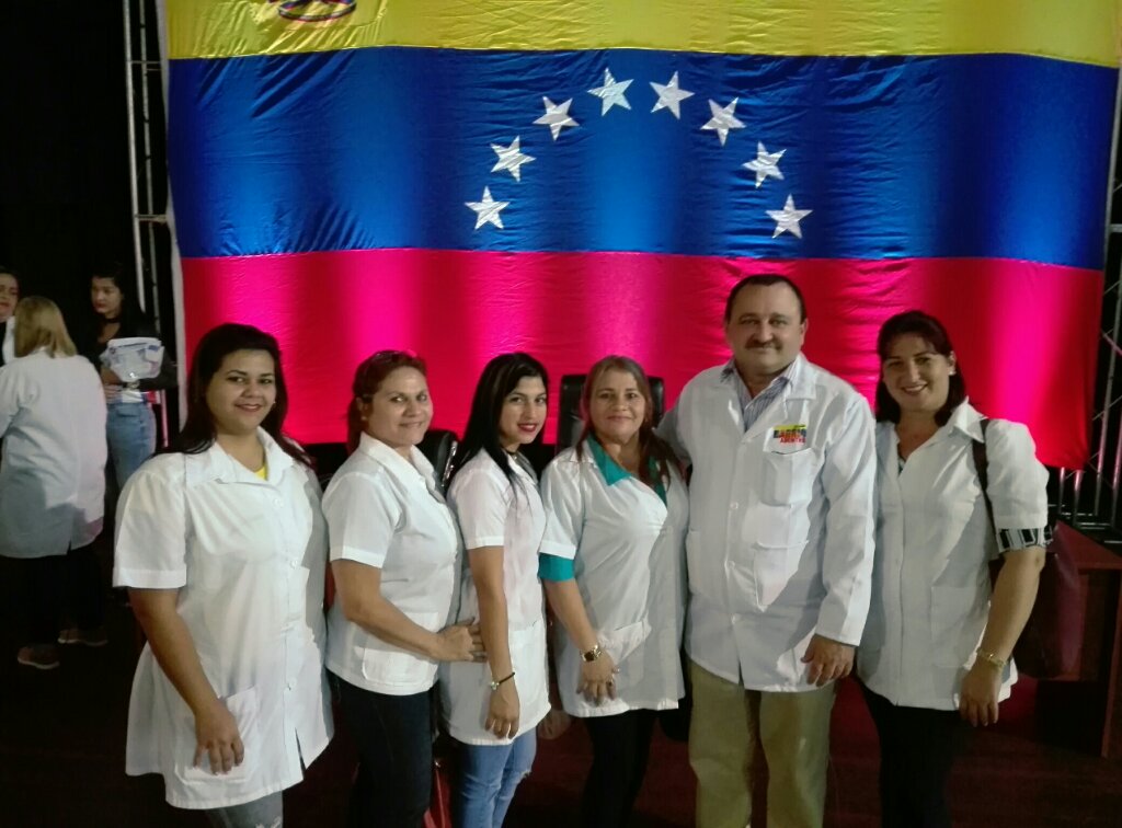 La estadística manzanillera Vildania Vázquez Jiménez brindó su solidaridad con la hermana República Bolivariana de Venezuela //Foto cortesía de la entrevistada