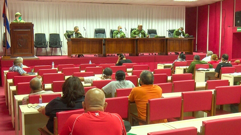 Consejo de Defensa Provincial en Granma // Foto CNC TV 