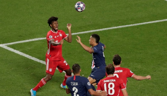Kingsley Coman marcó el gol que dio el sexto título al Bayern Múnich en la Liga de Campeones. // Foto AS