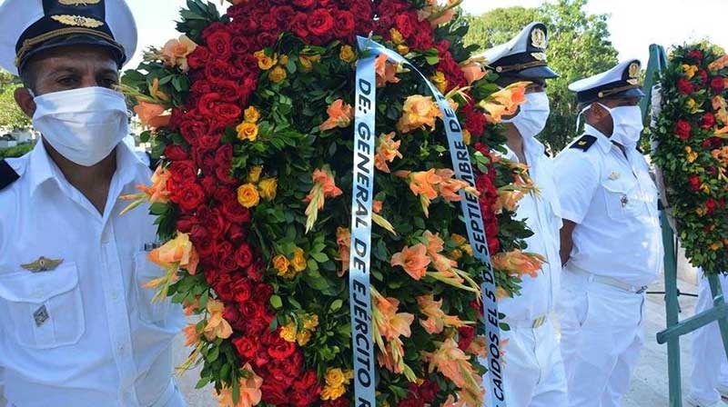 Homenaje a héroes y mártires del 5 de Septiembre // Fotos Modesto Gutiérrez Cabo/ ACN