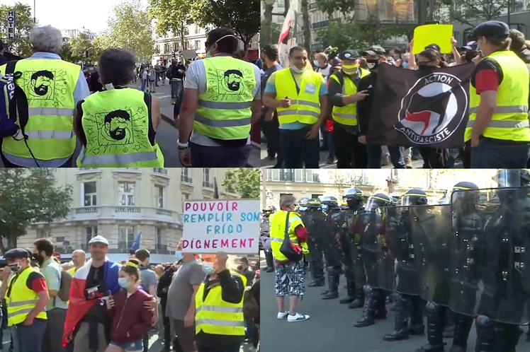 Chalecos amarillos vuelven a las calles de París // Foto PL