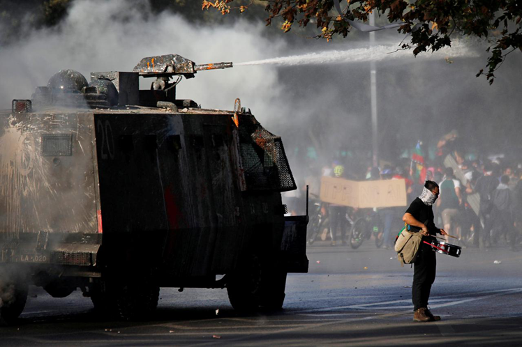 Disturbios en Chile // Foto PL
