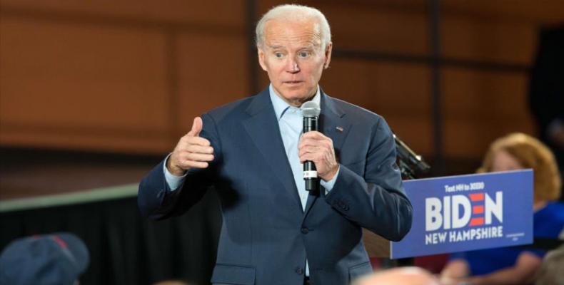 Candidato demócrata a la Presidencia de Estados Unidos, Joe Biden // Foto Tomada de Radio Habana Cuba 