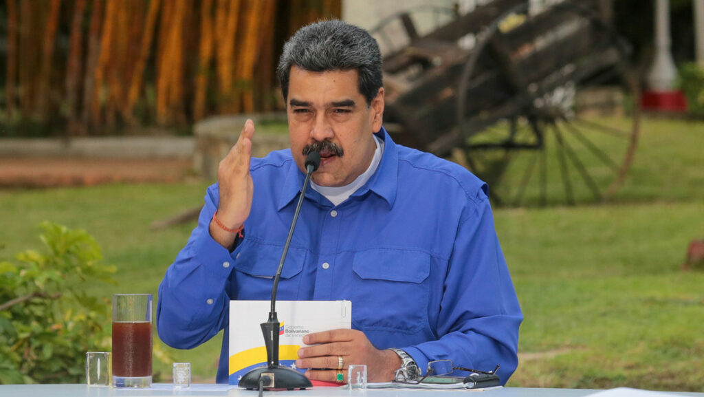 Presidente de Venezuela, Nicolás Maduro, en evento con la juventud del PSUV. 22 de junio de 2020.Palacio de Miraflores / Reuters