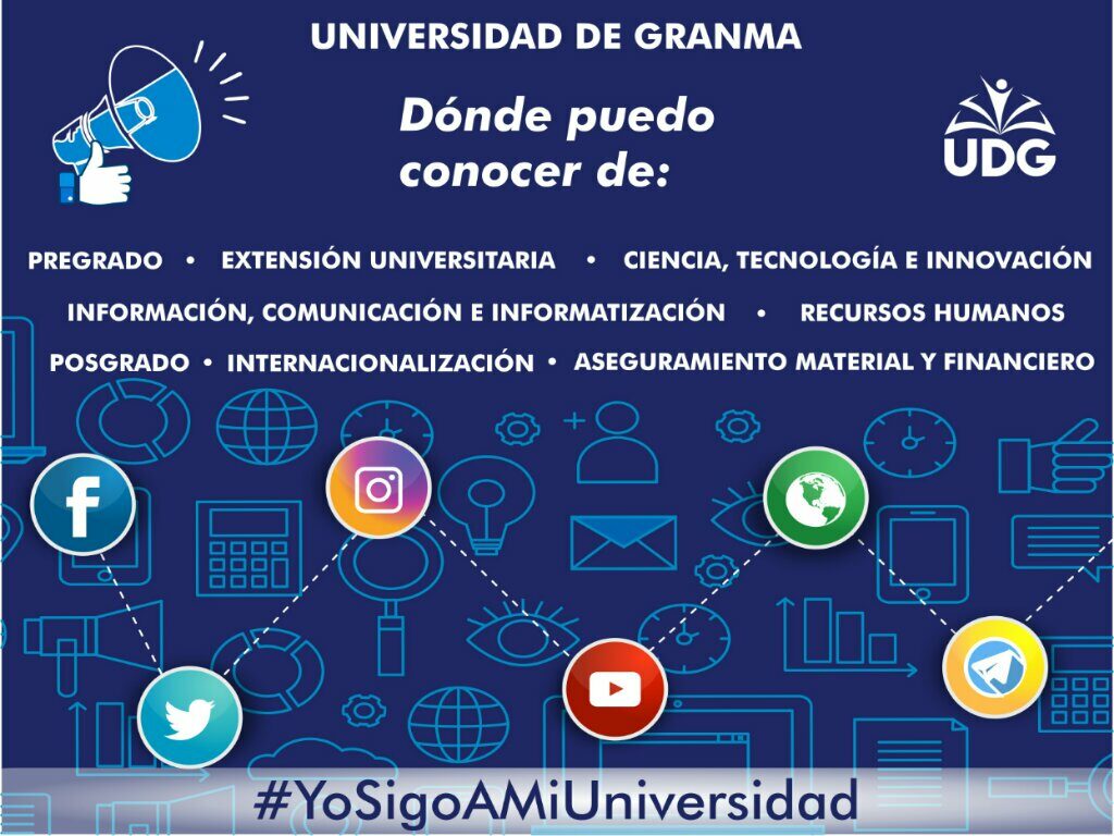 Yo sigo a mi universidad es el nombre de la campaña divulgativa // Imagen cortesía de Alina González Menéndez