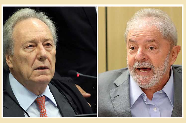 Juez Ricardo Lewandowski y Lula da Silva // Foto PL