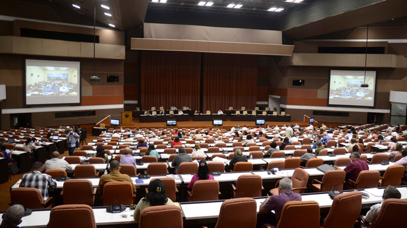 Proceso de discusión de proyectos de leyes en la Asamblea Nacional del Poder Popular (ANPP), en el Palacio de Convenciones de La Habana,  Cuba, el 20 de octubre de 2020.      ACN  FOTO/ Ariel LEY ROYERO/ rrcc