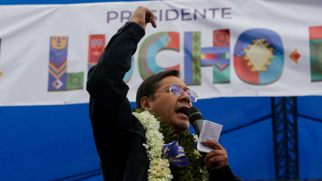 El candidato presidencial Luis Arce del partido Movimiento al Socialismo (MAS)Foto: David Mercado / Reuters