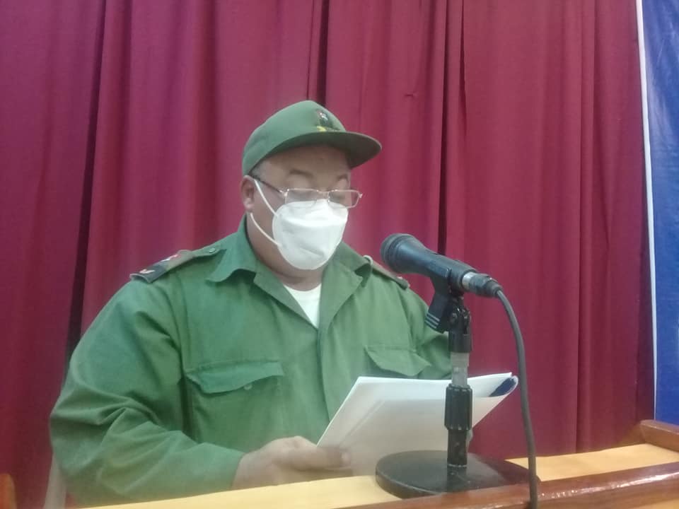 Federico Hernández Hernández, primer secretario del Partido Comunista de Cuba en Granma // Foto Roberto Mesa