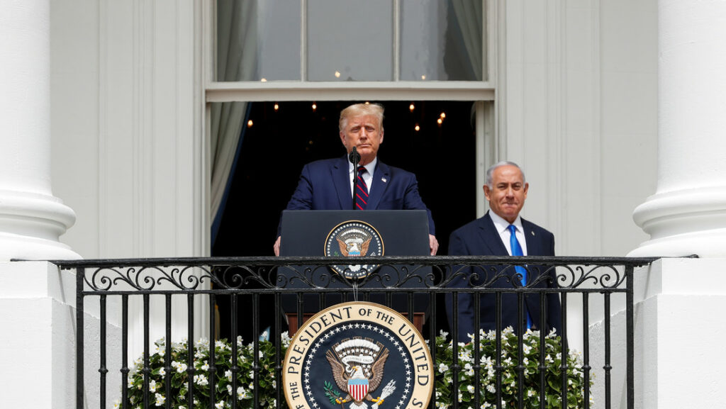Donald Trump y el primer ministro de Israel, Benjamín Netanyahu, en la Casa Blanca, Washington (EE.UU.), el 15 de septiembre de 2020.Tom Brenner / Reuters