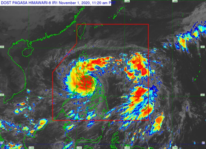 Goni golpea la región filipina de Bicol con vientos superiores a los 220 kilómetros por hora. // Foto Internet
