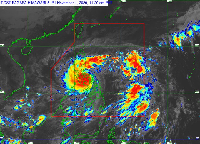 Goni golpea la región filipina de Bicol con vientos superiores a los 220 kilómetros por hora. // Foto Internet 