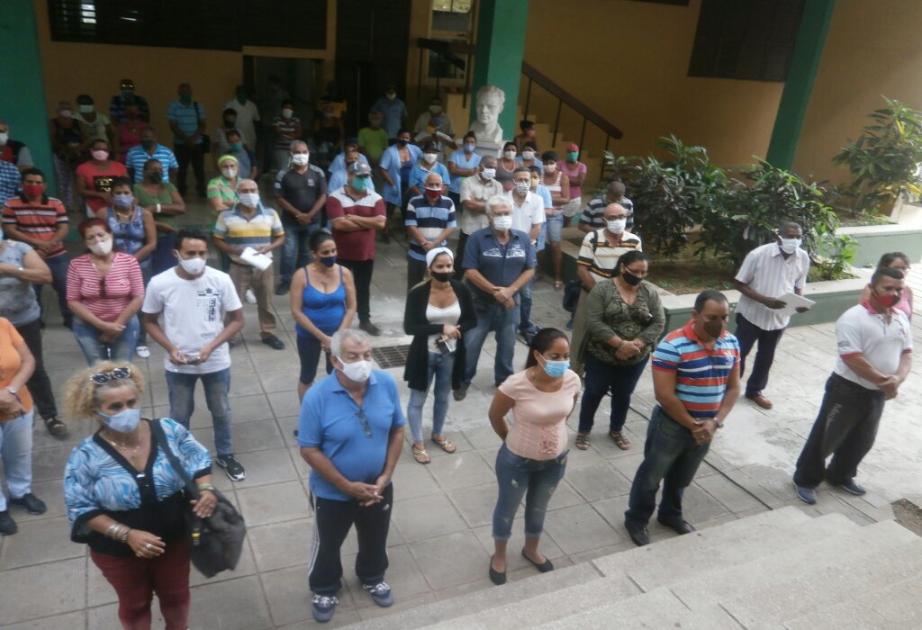 Del Primero al 30 de Noviembre se desarrolla en el campus Blas Roca de la Universidad de Granma el Jornada de Seguridad y Salud en el Trabajo //Foto cortesía de Alina González Menéndez