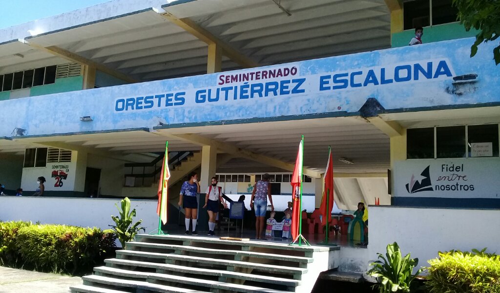 En el seminternado Orestes Gutiérrez Escalona el nuevo curso marcha satisfactoriamente //Foto Eliexer Pelaez Pacheco