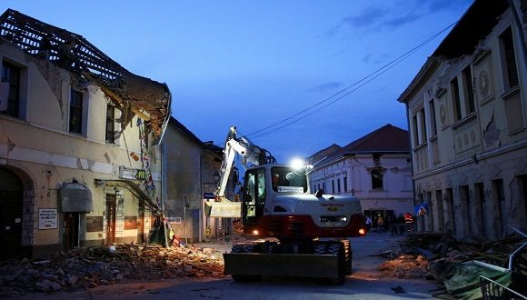 Terremoto en Croacia. Foto: Antonio Bronic/Reuters.