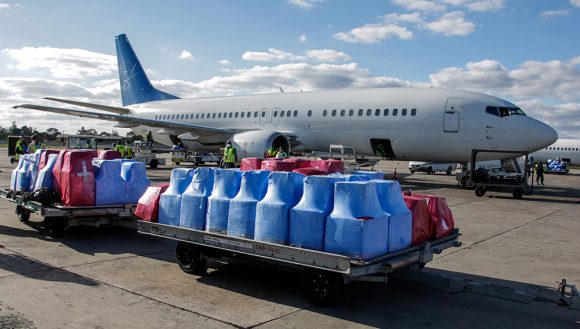 El donativo llegó a La Habana como resultado de las gestiones realizadas por la compañía Wajiro Import & Export con el apoyo de cubanoamericanos del sur de la Florida que favorecen el mejoramiento de las relaciones entre ambas naciones. Foto: Abel Padrón Padilla/ Cubadebate.