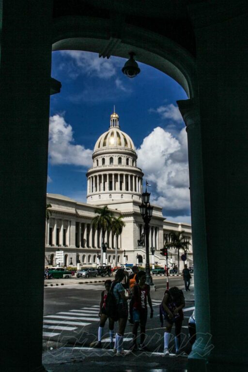  El Capitolio Nacional recién remodelado para la ocasión. Foto: Juvenal Balán 