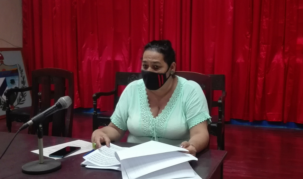 Idania Fonseca, intendente de Manzanillo // Foto Marlene Herrera