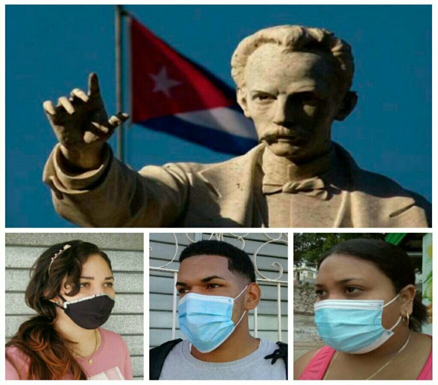 Martí siempre será la guía de la juventud cubana //Foto Eliexer Pelaez Pacheco