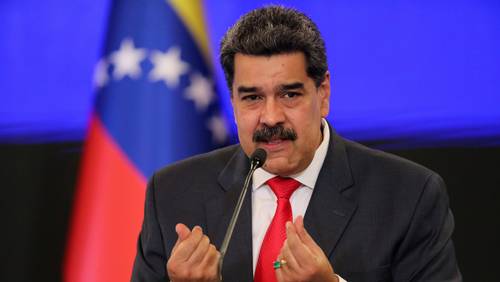 Presidente venezolano Nicolás Maduro en conferencia de prensa en Caracas. 8 de diciembre de 2020Foto: Manaure Quintero / Reuters

