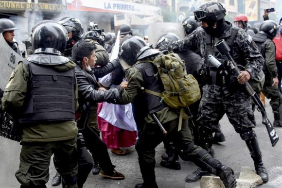Golpe de Estado en Bolivia. Foto: AFP