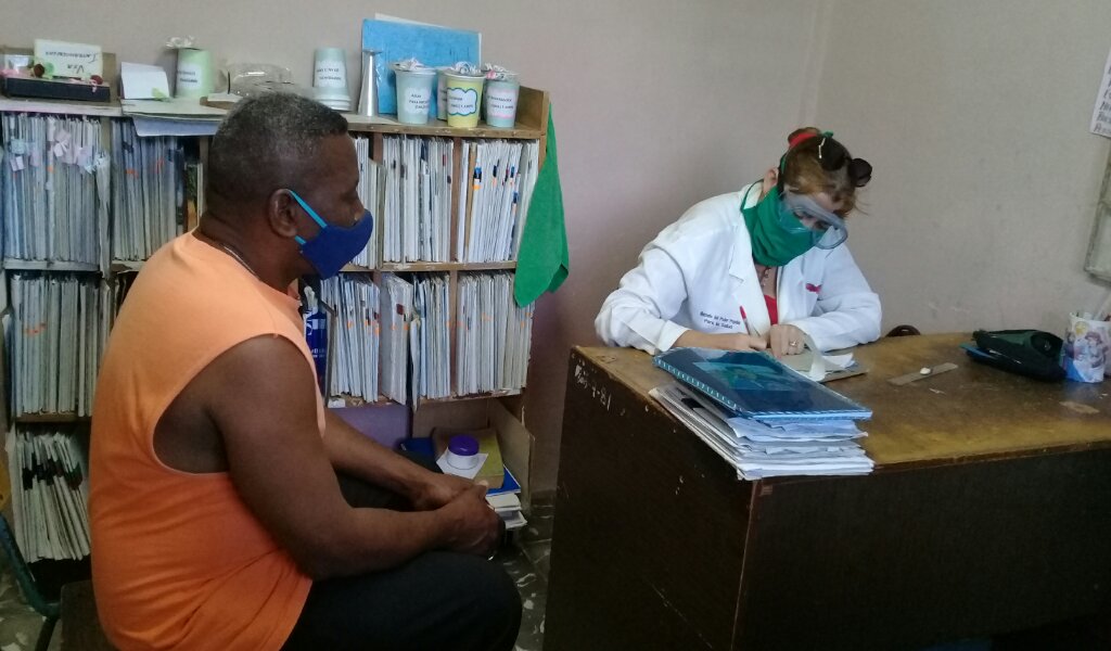 La labor de los consultorios médicos de la familia en tiempos de COVID-19 ha sido muy importante //Foto Eliexer Pelaez Pacheco