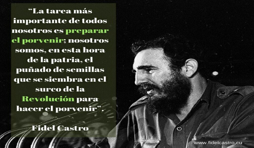 El pensamiento de Fidel sigue inspirando a las nuevas generaciones de manzanilleros y cubanos //Foto de internet