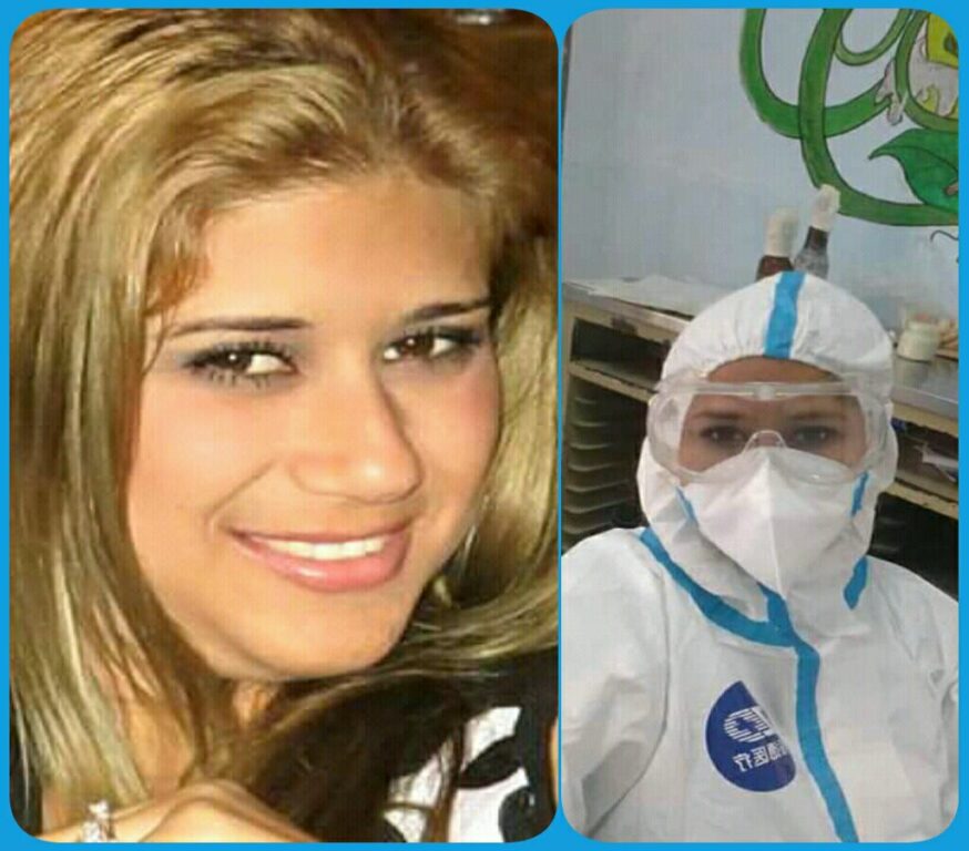 La Dra. Yaquelmis Borrego Antolín, especialista en primer grado de pediatría fue una de las que abrió la zona roja en el pediátrico manzanillero //Foto Eliexer Pelaez Pacheco