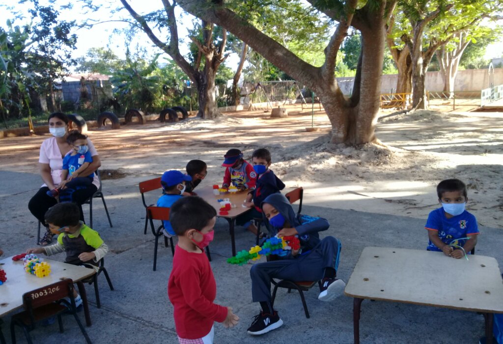 El círculo infantil Amiguitos de Camilo es uno de los dos que se encuentran abiertos en Manzanillo para brindar sus servicios a las madres trabajadoras //Foto Eliexer Pelaez Pacheco