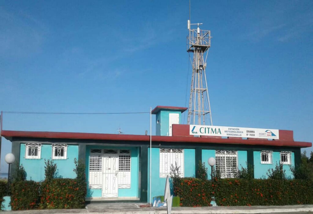 La nueva estación meteorológica de Manzanillo montada desde el 2005 en la zona de Guasimal //Foto cortesía del entrevistado