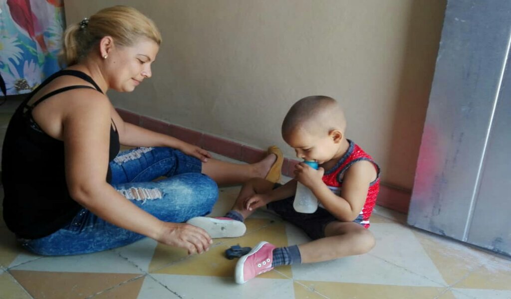 Christian es uno de los ocho pacientes pediátricos que convive con hemofilia //Foto cortesía de la entrevistada