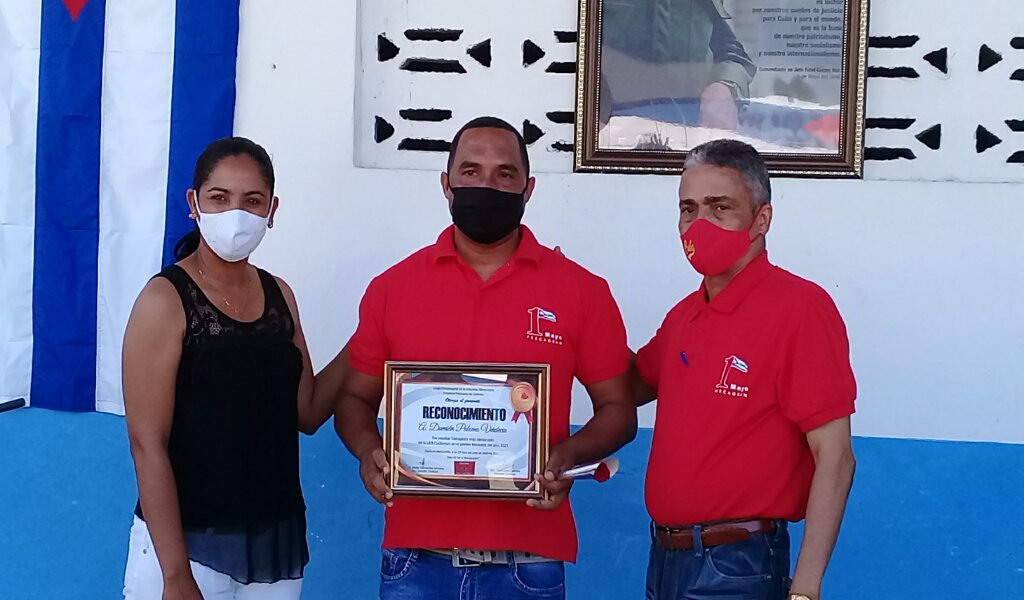 Damián Palomo Verdecia trabajador destacado de la UEB Codismán //Foto Eliexer Pelaez Pacheco