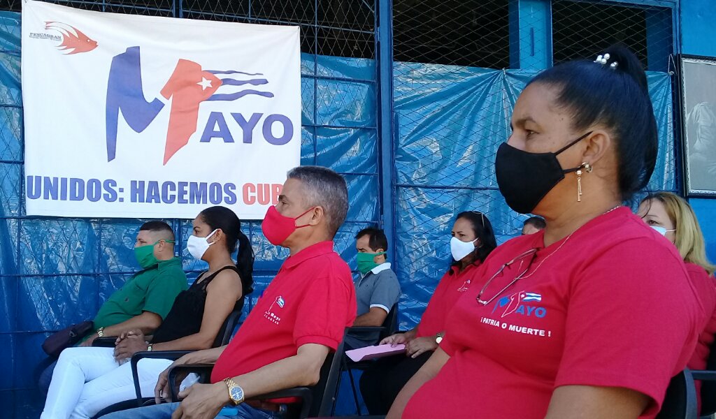 La actividad se dedicó también a los festejos por el Primero de Mayo //Foto Eliexer Pelaez Pacheco