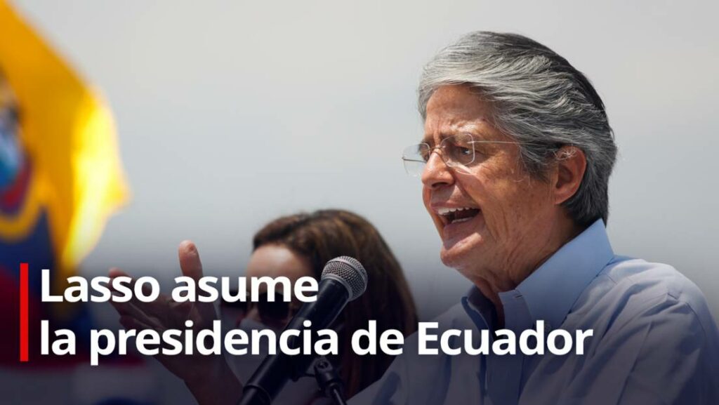 Antes de asistir al Parlamento, Lasso participó en una misa y ‘tedeum’ en la Catedral de Quito