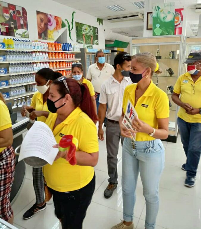 Celebración del Día del Proletariado Mundial en el Complejo Guacanayabo Manzanillo de la Corporación CIMEX //Foto cortesía de Zucel Grant