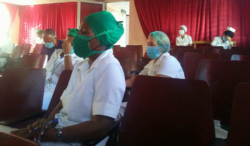 Mañana concluye la jornada de actividades por el Día de la Enfermería en el hospital infantil de Manzanillo //Foto cortesía de la Sociedad Cubana de Enfermería del hospital infantil manzanillero