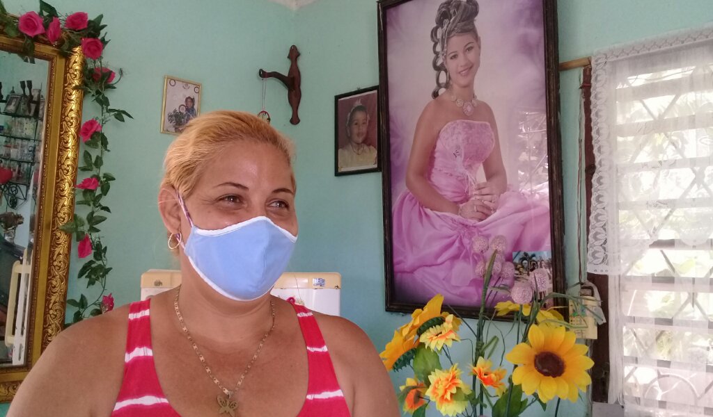 Maribel Mijares Pérez, madre de Angélica //Foto Eliexer Pelaez Pacheco