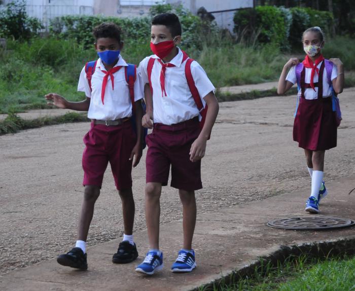 Curso escolar en La Habana a inicios de 2021 Foto: Endrys Correa Vaillant 