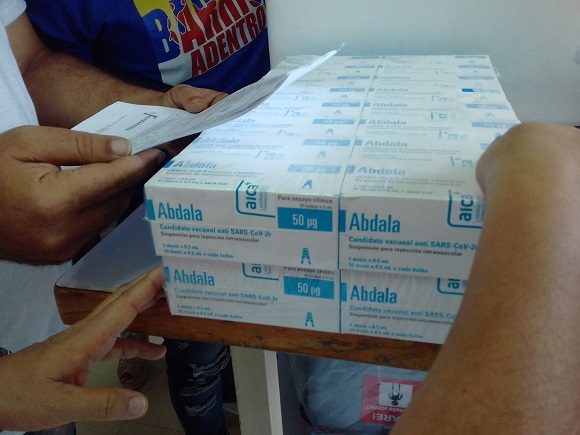 El reciente donativo cubano de 30 000 dosis de Abdala favorece hoy la intervención sanitaria en Caracas // Foto Yosdany Morejón