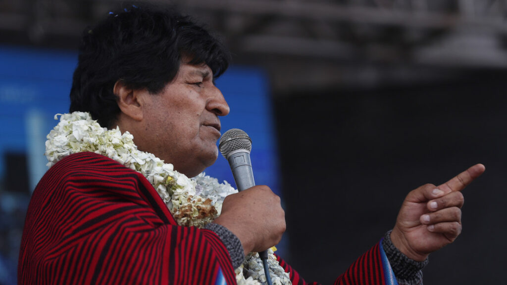 El expresidente de Bolivia Evo Morales.Juan Karita / AP